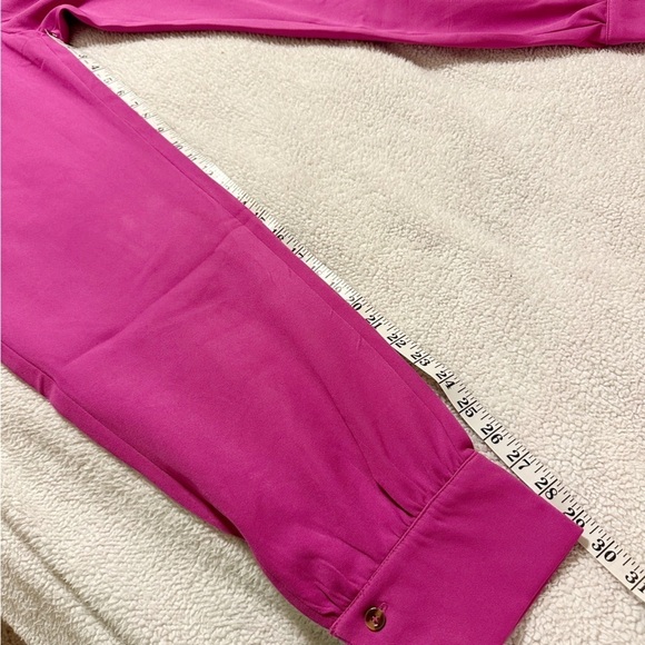 ASOS Heartbreak Barbie Pink Button Cuff Tailored Trousers Barbiecore Pants - Picture 9 of 14